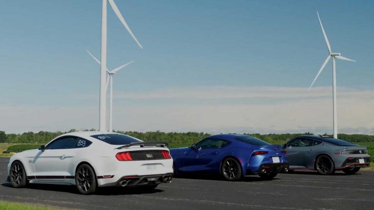 مقایسهٔ سه کوپه اسپرت: موستانگ مک‌وان، نیسان Z نیسمو و تویوتا سوپرا